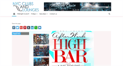 Desktop Screenshot of nycclubsandlounges.com